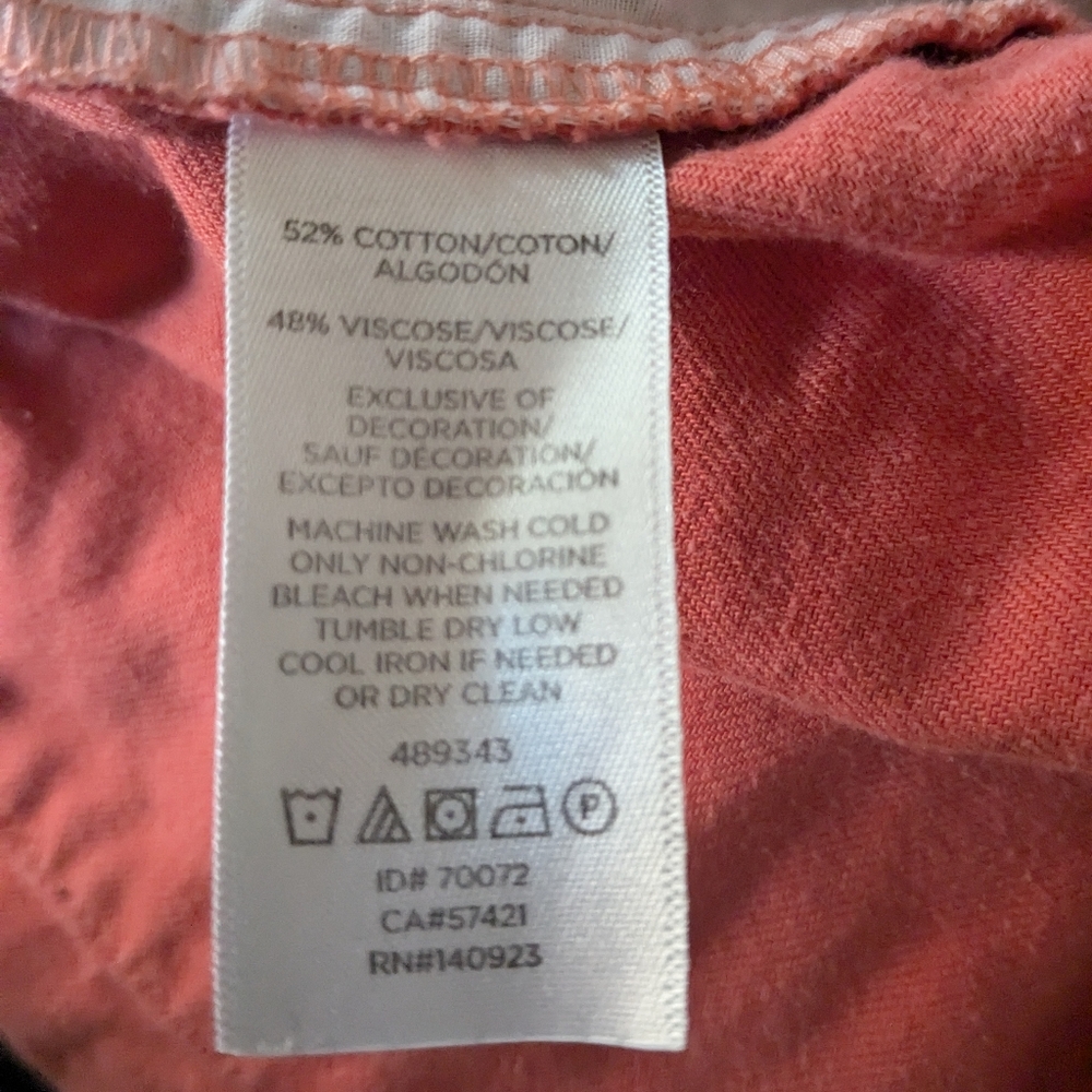 Loft pink orange shorts - Picture 4 of 4